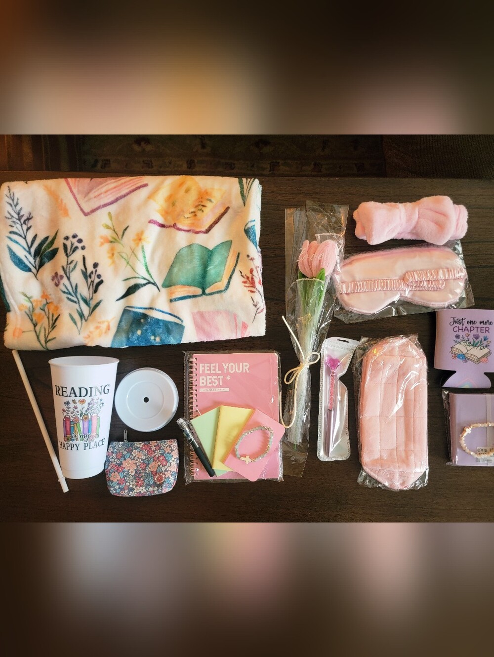 Pink Floral Gift Set